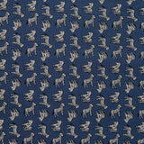 Retal Popelín Cebras Azul 90x145 cm - Ribes y Casals