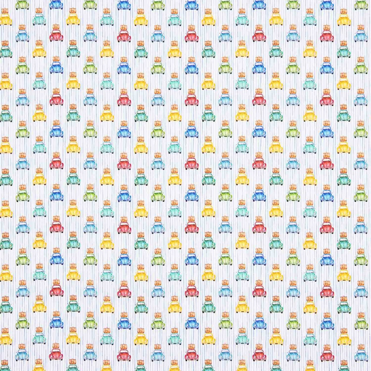 Popelín Camisero Coches Listado - Ribes y Casals