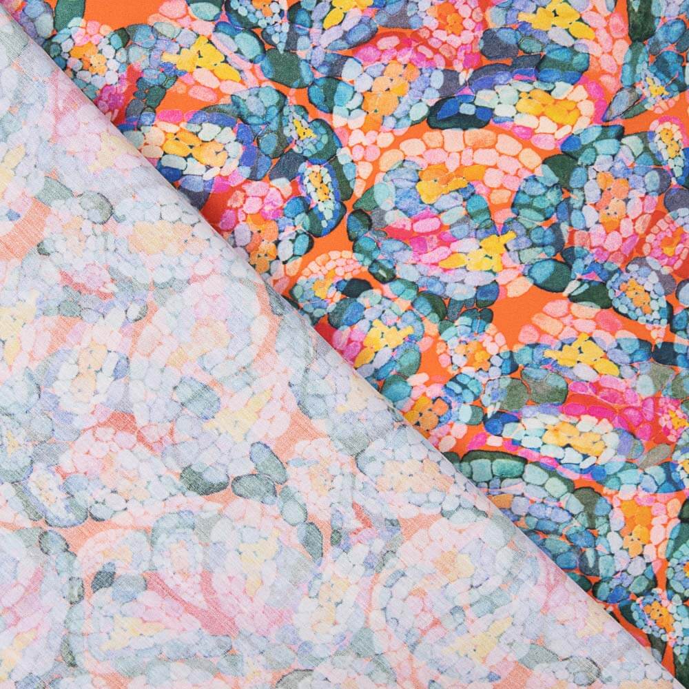 Popelín Estampado Arte Colores - Ribes y Casals