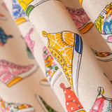 Algodón Estampado Baskets Crudo - Ribes y Casals