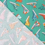 Algodón Estampado Baskets Verde - Ribes y Casals