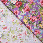 Popelín Estampado Flamenca Cretona Morado - Ribes y Casals