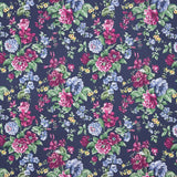 Popelín Estampado Flamenca Cretona Azul Marino - Ribes y Casals