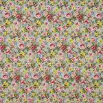 Popelín Estampado Flamenca Cretona Verde Salvia - Ribes y Casals