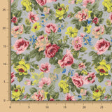 Popelín Estampado Flamenca Cretona Verde Salvia - Ribes y Casals