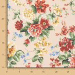 Popelín Estampado Flamenca Cretona Camel - Ribes y Casals