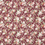 Popelín Estampado Flamenca Cretona Granate - Ribes y Casals