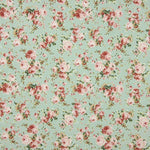 Popelín Estampado Flamenca Cretona Verde Claro - Ribes y Casals