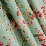 Popelín Estampado Flamenca Cretona Verde Claro - Ribes y Casals