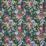 Popelín Estampado Flamenca Cretona Verde Oscuro - Ribes y Casals