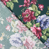 Popelín Estampado Flamenca Cretona Verde Oscuro - Ribes y Casals