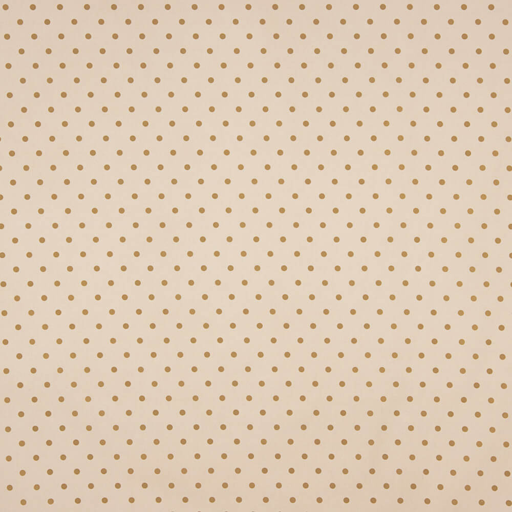 Popelín Estampado Flamenca Lunar 10mm Tostado - Ribes y Casals