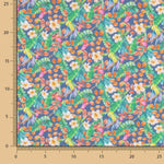 Popelín Estampado Flor Kahiki - Ribes y Casals