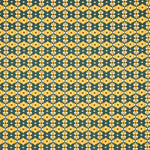 Popelín Estampado Geo Ocre - Ribes y Casals