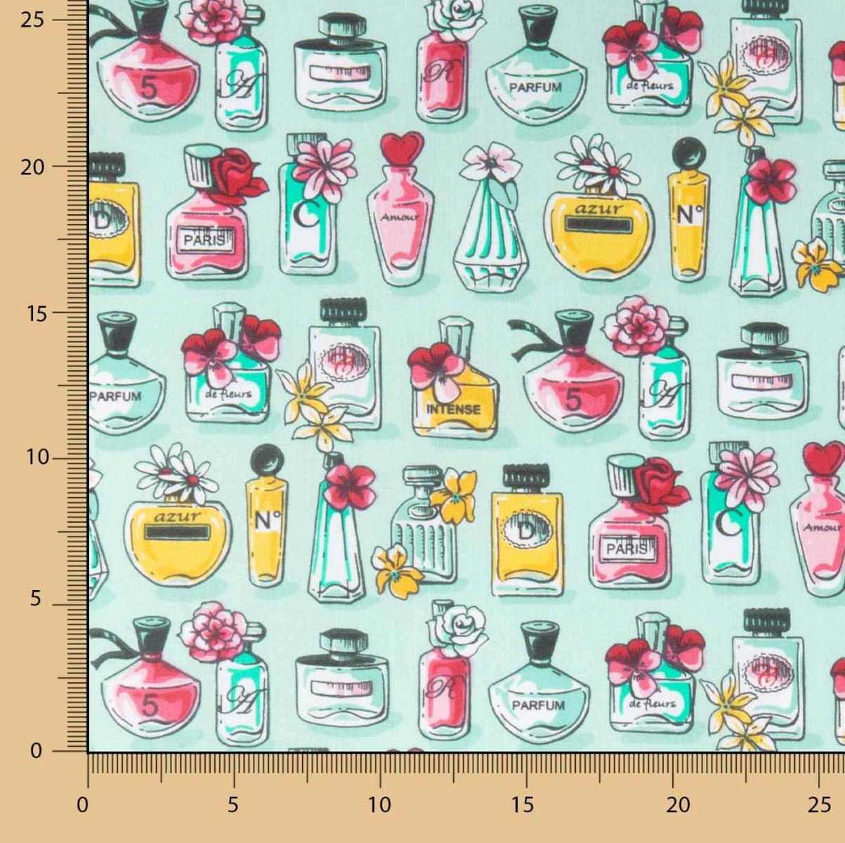 Popelín Estampado Perfume - Ribes y Casals