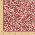Popelín Estampado Rouse Grana - Ribes y Casals