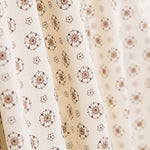 Popelín Flor Retro Crudo - Ribes y Casals