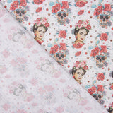 Retal Popelín Algodón Frida Catrinas 55x150 cm - Ribes y Casals
