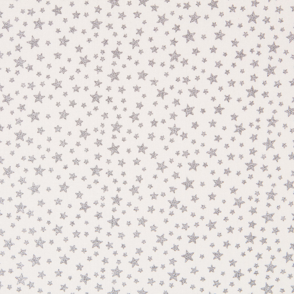 Popelín Galaxy Lurex Gris Claro - Ribes y Casals