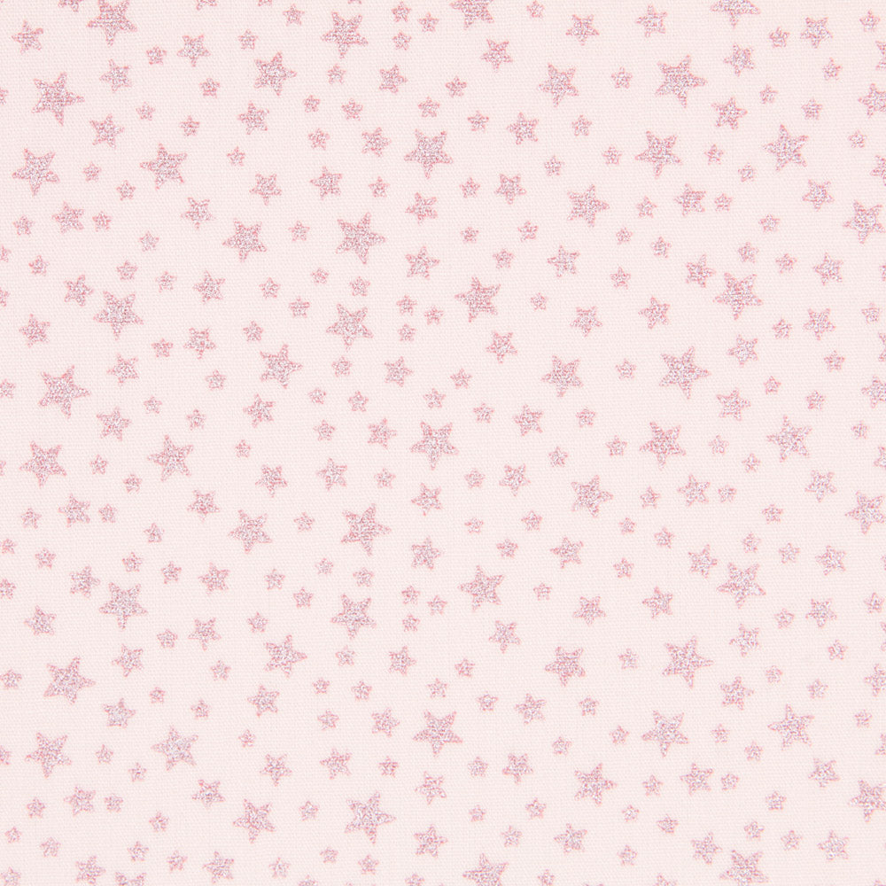 Popelín Galaxy Lurex Rosa - Ribes y Casals