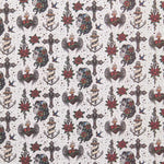 Popelín Gothic Tattoo - Ribes y Casals