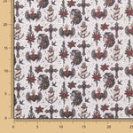 Popelín Gothic Tattoo - Ribes y Casals