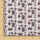 Popelín Gothic Tattoo - Ribes y Casals