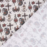 Popelín Gothic Tattoo - Ribes y Casals