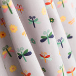 Popelín Insectos Gris - Ribes y Casals