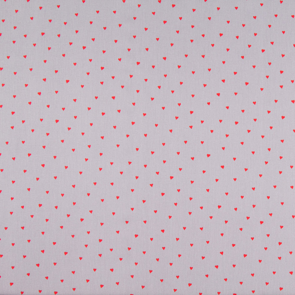 Popelín Love Gris - Ribes y Casals