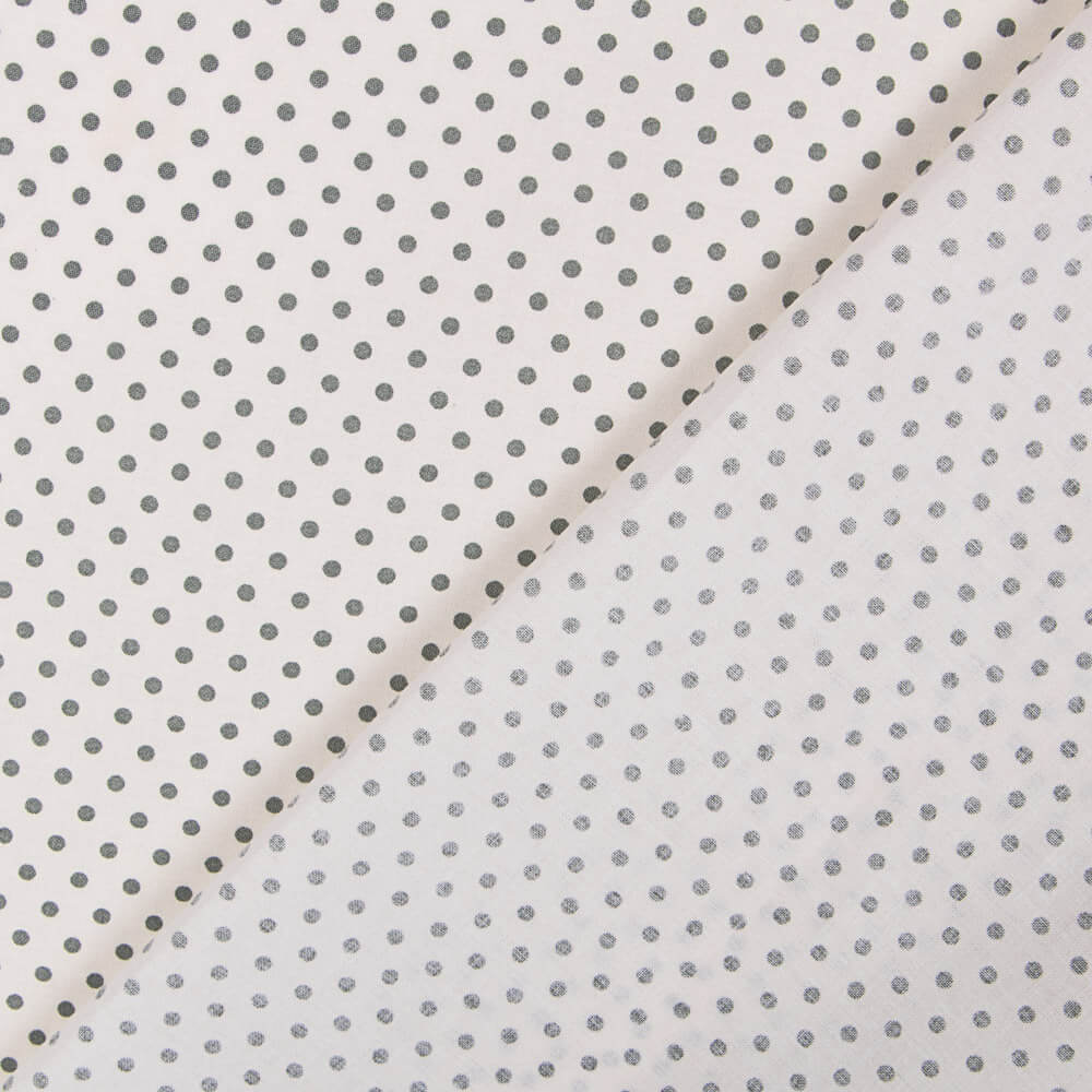 Popelín Lunarcitos Gris - Ribes y Casals