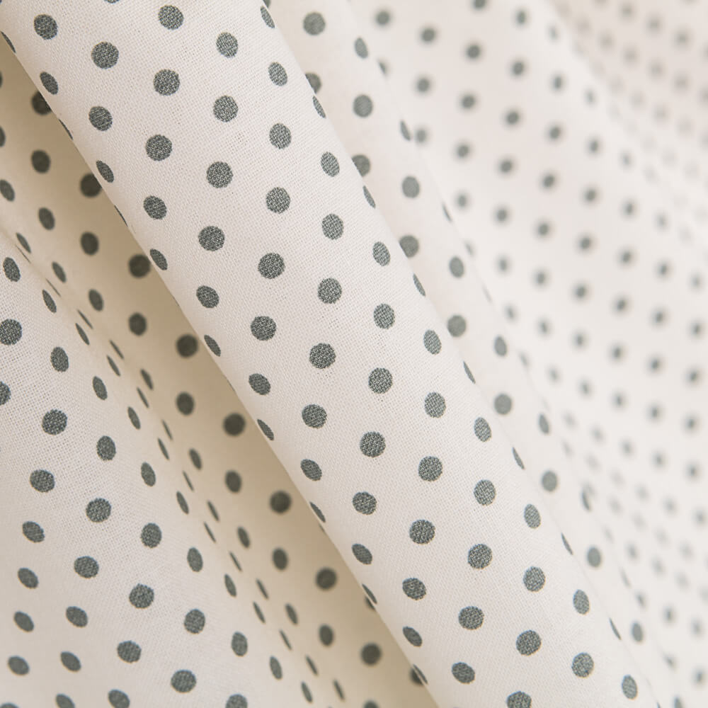 Popelín Lunarcitos Gris - Ribes y Casals