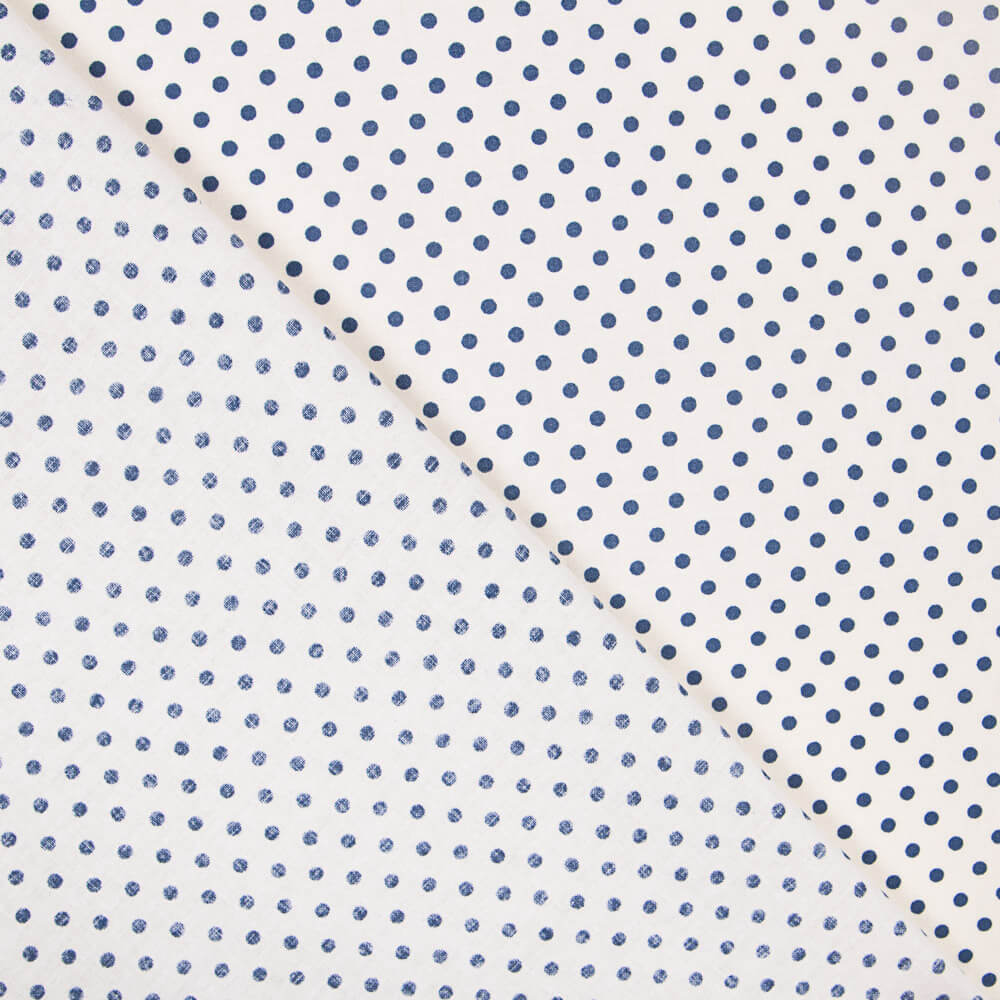 Popelín Lunarcitos Marino - Ribes y Casals