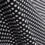 Popelín Lunares Flamenca Fondo Negro 7mm - Ribes y Casals