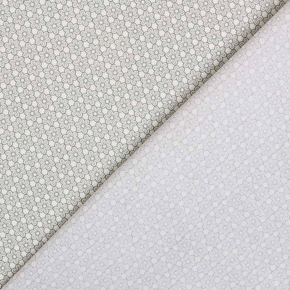 Popelín Margarita Gris - Ribes y Casals