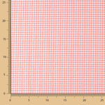 Seersucker Mini Cuadros Vichy Coral - Ribes y Casals