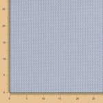 Popelín Mini Geo Azul - Ribes y Casals