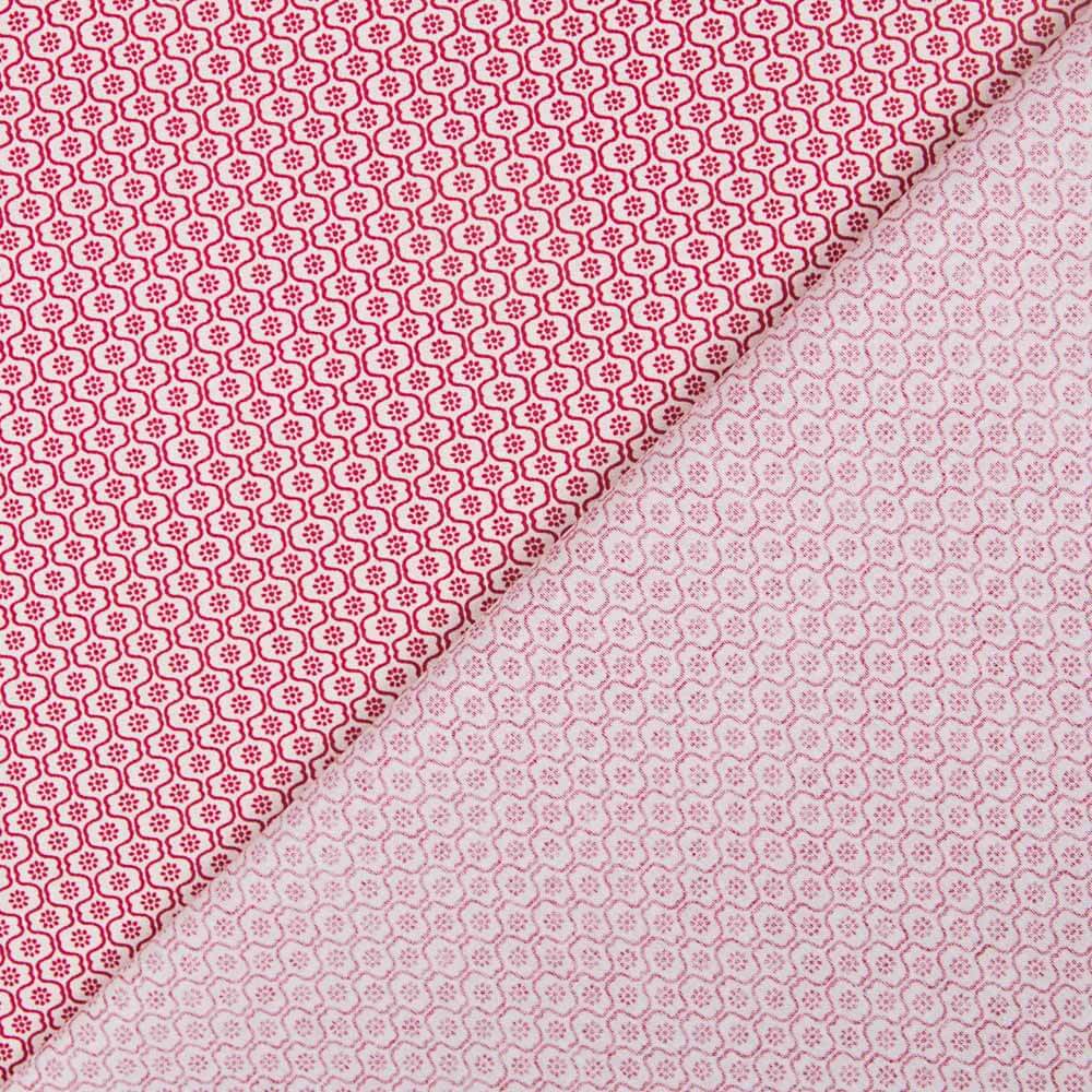 Popelín Mini Geo Rojo - Ribes y Casals