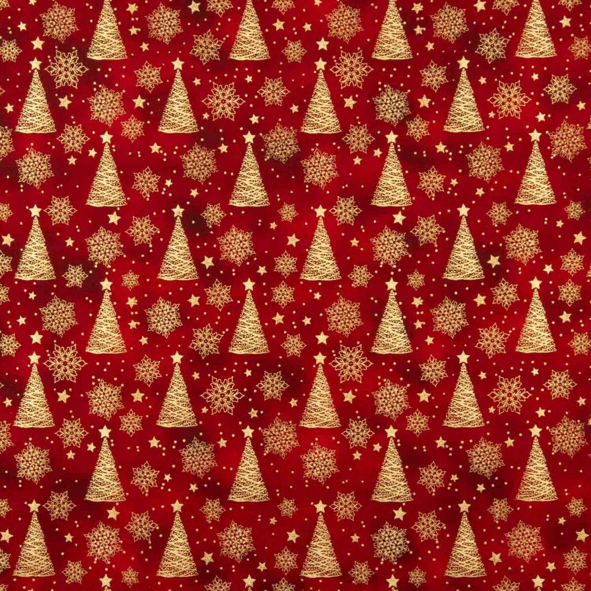 Popelín Navidad Abe-Estre Rojo - Ribes y Casals