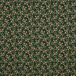 Popelín Navidad Acebo Verde - Ribes y Casals