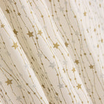 Popelín Navidad Brillos Crudo - Ribes y Casals