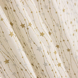 Popelín Navidad Brillos Crudo - Ribes y Casals