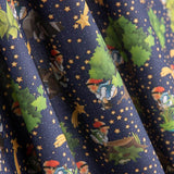 Popelín Navidad Caganer Noche - Ribes y Casals