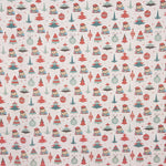 Popelín Navidad Cagatió Rojo - Ribes y Casals