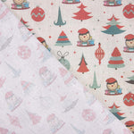 Popelín Navidad Cagatió Rojo - Ribes y Casals