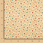 Popelín Navidad Estrella Dorada - Ribes y Casals