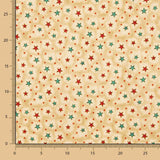 Popelín Navidad Estrella Dorada - Ribes y Casals