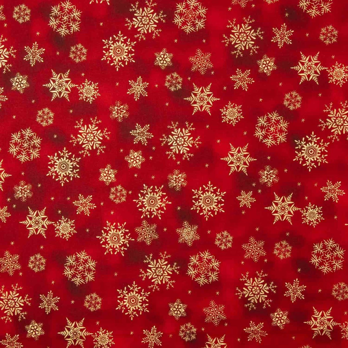 Popelín Navidad Estrella Rojo - Ribes y Casals