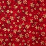 Popelín Navidad Estrella Rojo - Ribes y Casals