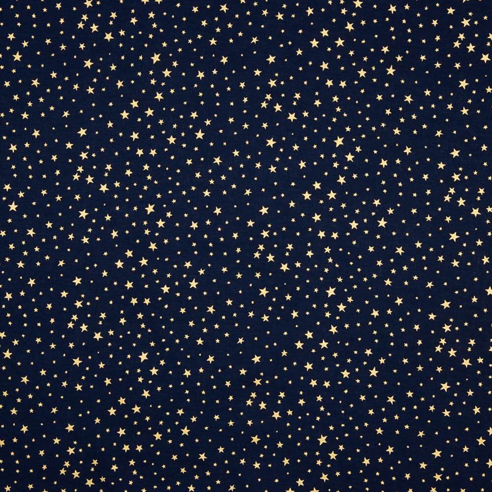 Popelín Navidad Estrellada Noche - Ribes y Casals